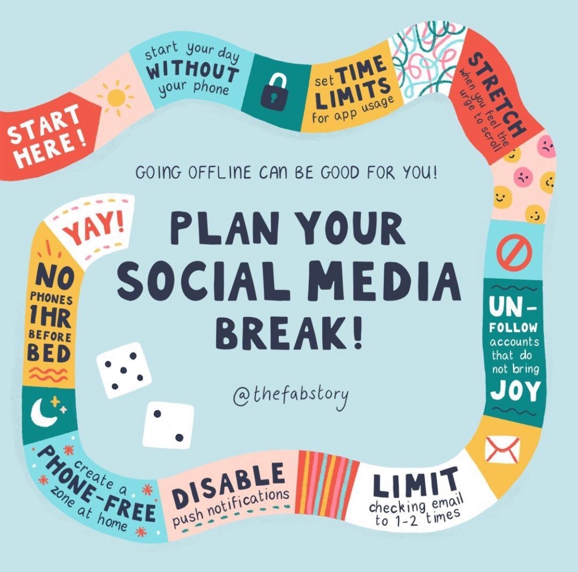 Social Media break